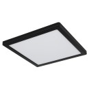 Globo 12380-24B LED Deckenleuchte Lasse 1x24W | 2000lm | 3000-4000-6500K - schwarz, opal