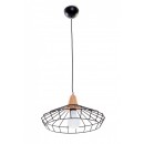 LEDKO 00254 Pendelleuchte 1x60W | E27- schwarz