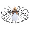 LEDKO Pendelleuchte E27 60W, Holzkombination