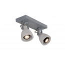 Lucide 05910/10/36 LED Decken- und Spotleuchte Concri 2x5W | GU10 | 3000K