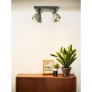 Lucide 05910/19/36 LED Deckenleuchte 4x5W Concri | GU10 | 3000K