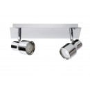 Lucide 17948/10/11 LED Decken- und Spotleuchte Badleuchte Sirene 2x5W | GU10 | 3000K | IP44