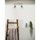 Lucide 17948/10/11 LED Decken- und Spotleuchte Badleuchte Sirene 2x5W | GU10 | 3000K | IP44