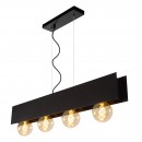 Lucide 30474/04/30 Pendelleuchte Surtus 4x60W | E27