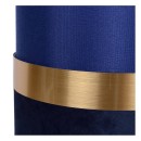 Lucide 10508/01/35 EXTRAVAGANZA TUSSE Tischleuchte H220mm | 1xE14 - blau, Messing