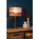 Lucide 10509/81/66 EXTRAVAGANZA TUSSE Tischleuchte H500mm | 1xE14 - Rosa, Gold