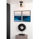 Lucide 17999/01/30 ALION Deckenstrahler 1xE14 - schwarz, Rauchglas