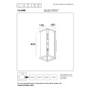 Lucide L278830231 Außenwandleuchte CLAIRE E27