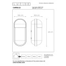 Lucide L298970130 Außenwandleuchte CAPSULE E27