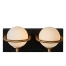 Lucide 30267/02/30 ISOBEL Deko-Wandleuchte 2xG9 | IP44 - schwarz, opal