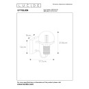 Lucide 30271/01/30 Wandleuchte Ottelien 1x60W | E27