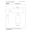 Lucide 34540/03/31 Tischlampe Mirasol 3x7W | G9 - weißer Marmor