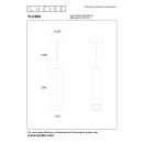 Lucide L354130130 Pendelleuchte FLORIS  GU10