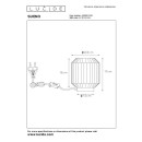 Lucide 45595/01/51 Tischlampe Sueno 1x40w | E14 - Grau, Kabelschalter