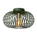 Lucide 78174/40/33 Deckenleuchte Magali 1x60w | E27 - Grün, Metall, dimmbar