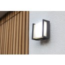 Lutec 5195401118 LED Außenwandleuchte Qubo 1x8W | 3000K | IP54 - Top-Design