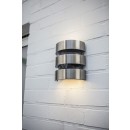 Lutec 5198401001 LED Außenwandleuchte mit Bewegungssensor Maya 1X15W | 3000K | IP44 - Edelstahl