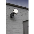 Lutec 6925601345 LED Solar-Außenwandleuchte mit Sensor Sunshine 1x8W | 5000K | IP44 - einschließlich Ladeplatte