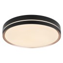 Globo 41759-40 LED-Deckenleuchte Manni 1x40W | 1850lm | 2700-6500K - Fernbedienung, dimmbar, Nachtmodus, Memory-Funktion, schwarz, bronze, weiß, opal