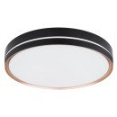Globo 41759-40 LED-Deckenleuchte Manni 1x40W | 1850lm | 2700-6500K - Fernbedienung, dimmbar, Nachtmodus, Memory-Funktion, schwarz, bronze, weiß, opal