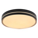 Globo 41759-40 LED-Deckenleuchte Manni 1x40W | 1850lm | 2700-6500K - Fernbedienung, dimmbar, Nachtmodus, Memory-Funktion, schwarz, bronze, weiß, opal