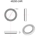 Globo MARCIA 48293-24R LED Deckenleuchte | 24W LED | 1636lm | 4000K