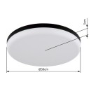 Globo 12387-24 LED Deckenleuchte MATTHEW | 18W integrierte LED-Quelle | 1080lm | 4000K