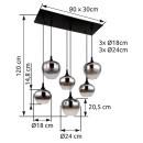 Globo 15548-6H Pendelleuchte MAXY E27