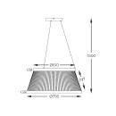Zuma Line 003064-028402 LED Pendelleuchte BALU integrierte LED-Quelle