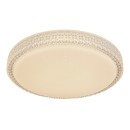 Globo 41749-22 LED Deckenleuchte Ovi 1x22W | 1600lm | 2700-4200-6500K - funkelnder Effekt, dimmbar, weiß, opal