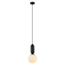 Italux PND-02340-1S-BK Pendelleuchte Aldeva E27