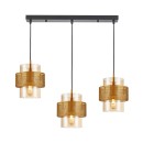 Italux PND-22132-3S-GD-AMB Pendelleuchte Vinoti E27