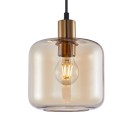 Italux PND-29257A-1-BRO-AMB Pendelleuchte Zona E27
