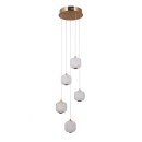 Italux PND-34362-5-HBR-OPAL LED Pendelleuchte Ganti | 12W LED | 1300lm | 3000K