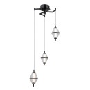 Italux PND-34395-3-BK LED Pendelleuchte Fuente | 15W LED | 1108lm | 3000K