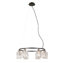 Italux PND-40814-6-BK-HBR Pendelleuchte Simona E14