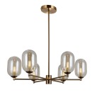 Italux PND-4215-6-HBR Pendelleuchte Perano | 6x5W G9