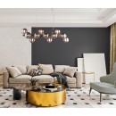 Italux PND-6161-16 CH+SM Marbelio G9