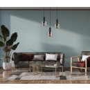 Italux PND-65342-1-BK+SG Pendelleuchte Santia E27