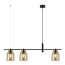 Italux PND-66892-3-BK-AMB Pendelleuchte Servio E14