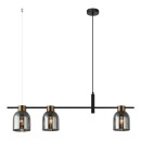 Italux PND-66892-3-BK-SG Pendelleuchte Servio E14