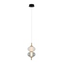 Italux PND-84938-2-BK LED Pendelleuchte Testa | 8W LED | 500lm | 3000K