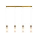 Italux PND-95331-4-BRSS Pendelleuchte Santos G9