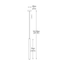 Zuma Line 003064-008383 LED Pendelleuchte LOYA integrierte LED-Quelle
