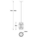 Zuma Line 003064-026057 Pendelleuchte ALEXANDRIA E14