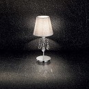 Ideal Lux Pantheon Smalls Argento TL1 1x40W E14 Tischlampe - rustikal, komplex