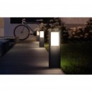 Philips Hue 16473/93/P0 Außen Sockelleuchte Turaco 1x9,5W | E27 | || 2700K IP44 - weiß