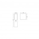 Philips Hue 17431/30/P7 LED Sockelleuchte press 1x8W | 2200-6500K | IP44 | RGB - White and Color Ambiance
