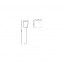 Philips Hue 17442/30/P7 LED Sockelleuchte Econi 1X15W | IP44 | 2200-6500K - White and Color Ambiance