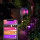 Philips Hue 17459/30/P7 LED Außenwandleuchte press 2x8W | RGB - White and Color Ambiance